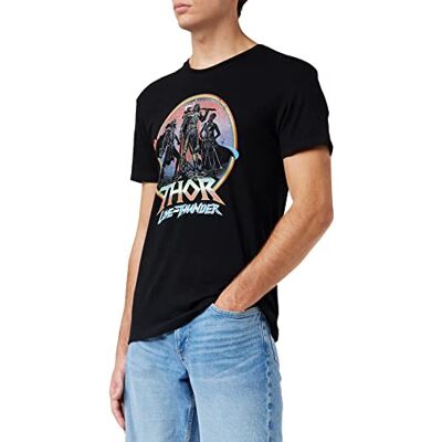 Marvel METLATMTS001 T-shirt, svart, S herr, svart, S Marvel METLATMTS001 T-shirt, svart, S herr, svart, S