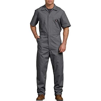 Dickies Big-lång kortärmad overall för män stor-lång kortärmad overall, Grå V1, 3XL Tall Dickies Big-lång kortärmad overall för män stor-lång kortärmad overall, Grå V1, 3XL Tall