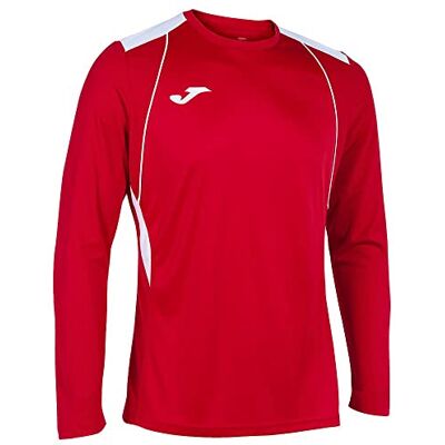 Joma Championship VII T-shirt Herr (paket med 1), röd vit, 4-5 años Joma Championship VII T-shirt Herr (paket med 1), röd vit, 4-5 años