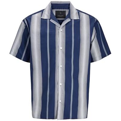 JACK & JONES Herr Jprblapalermo Print Resort S/S Shi Pls, naval academy, 5XL JACK & JONES Herr Jprblapalermo Print Resort S/S Shi Pls, naval academy, 5XL