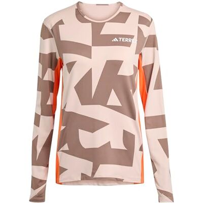 adidas Kobiety Multi Synthetic Base Layer Long Sleeve, wonder taupe, M adidas Kobiety Multi Synthetic Base Layer Long Sleeve, wonder taupe, M
