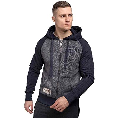 Lonsdale London herr SLOUGH huvjacka, marinblå, 4XL Lonsdale London herr SLOUGH huvjacka, marinblå, 4XL