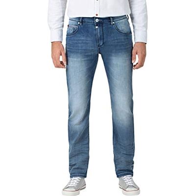 Timezone Slim Scotttz Skinny Jeans för män, Blå (Antique Blue Wash 3636), 38W x 32L Timezone Slim Scotttz Skinny Jeans för män, Blå (Antique Blue Wash 3636), 38W x 32L