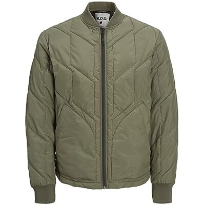 JACK & JONES Herr Rddbernie Jacka Sn quiltad jacka, Dammig oliv, S JACK & JONES Herr Rddbernie Jacka Sn quiltad jacka, Dammig oliv, S
