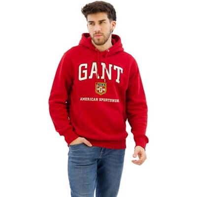 GANT Grafisk huvtröja, Shadow Rose, XXL GANT Grafisk huvtröja, Shadow Rose, XXL