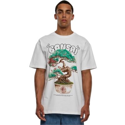 Tee herr bonsai tung oversize te, Vit, L Tee herr bonsai tung oversize te, Vit, L