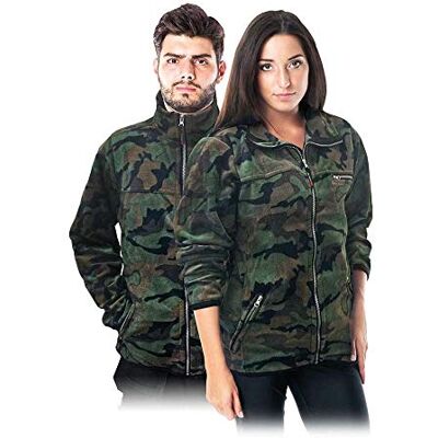 REIS Polar-Honeymos skyddande fleecejacka, kamouflage, storlek REIS Polar-Honeymos skyddande fleecejacka, kamouflage, storlek