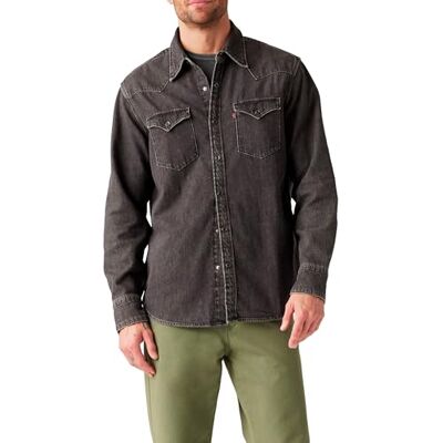 Levi's herr Tröja Barstow Western Standard, Black Washed, S Levi's herr Tröja Barstow Western Standard, Black Washed, S