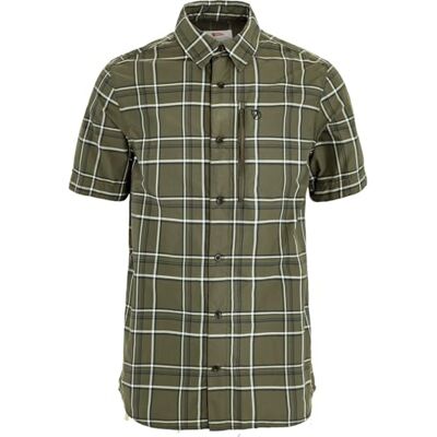 Fjällräven Abisko Hike Ss Shirt, Laurel Green/Chalk Vit, S, Laurel Green/Chalk White, S Fjällräven Abisko Hike Ss Shirt, Laurel Green/Chalk Vit, S, Laurel Green/Chalk White, S