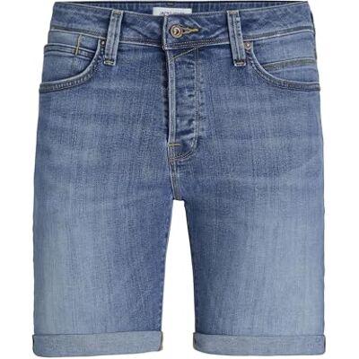 JACK & JONES Jjirick Jjfox shorts 50Sps Cb 037 Sn, Blå denim, S JACK & JONES Jjirick Jjfox shorts 50Sps Cb 037 Sn, Blå denim, S
