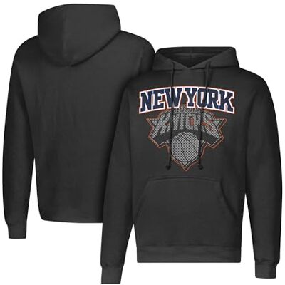 Ultra Game NBA New York Knicks Mens Fleece Hoodie Pullover Sweatshirt Primo Metallic, Black, Small Ultra Game NBA New York Knicks Mens Fleece Hoodie Pullover Sweatshirt Primo Metallic, Black, Small