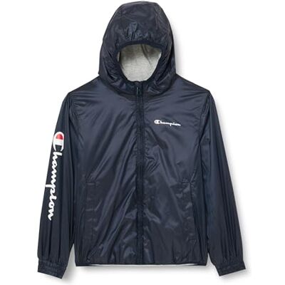 Champion Legacy Outdoor K-Light WR Small Script Logo Hooded Jacka Unisex Barn och ungdomar, Marinblå, 3-4 �r Champion Legacy Outdoor K-Light WR Small Script Logo Hooded Jacka Unisex Barn och ungdomar, Marinblå, 3-4 �r