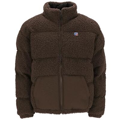 Russell Athletic E36182-SN-562 WOODY-VADDERAD SHERPA JACKA Jacka Herr SEAL BRUN Storlek XL Russell Athletic E36182-SN-562 WOODY-VADDERAD SHERPA JACKA Jacka Herr SEAL BRUN Storlek XL