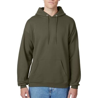 Hanes Comfortblend EcoSmart Hoodie, Midweight Fleece, Pullover Hooded Sweatshirt for Men, Fatigue Green Hanes Comfortblend EcoSmart Hoodie, Midweight Fleece, Pullover Hooded Sweatshirt for Men, Fatigue Green