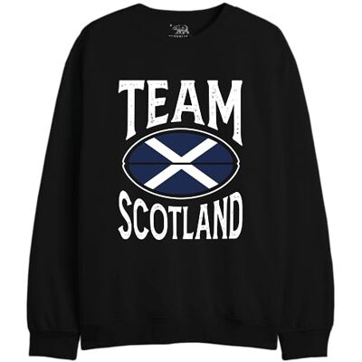 REPUBLIC OF CALIFORNIA "Team Scotland" UXREPCZSW049 sweatshirt herr, svart, storlek S, svart, S REPUBLIC OF CALIFORNIA "Team Scotland" UXREPCZSW049 sweatshirt herr, svart, storlek S, svart, S