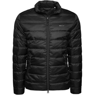 GANT Light Down Jacka för män, svart, S GANT Light Down Jacka för män, svart, S