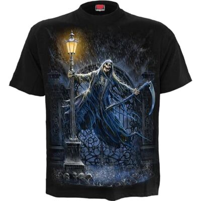 Spiral Reaping in The Rain T-shirt svart, Svart, L Spiral Reaping in The Rain T-shirt svart, Svart, L