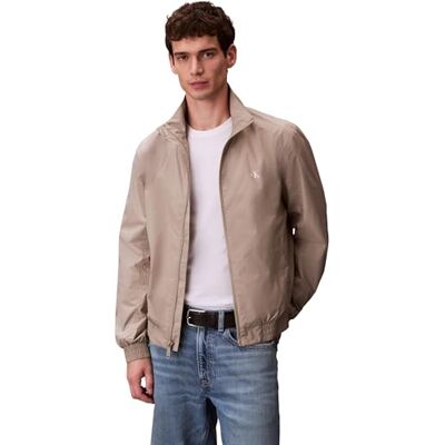 Calvin Men'sLs ofylld nylon Harrington Jkt LV04RF520Gjackor, brun, XS Calvin Men'sLs ofylld nylon Harrington Jkt LV04RF520Gjackor, brun, XS