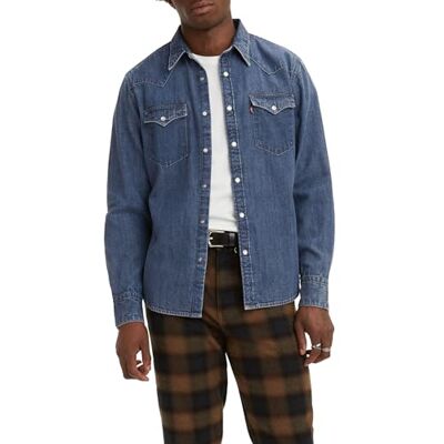 Levi's herr Tröja Barstow Western Standard, Lägre haight, M Levi's herr Tröja Barstow Western Standard, Lägre haight, M
