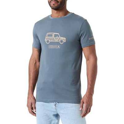 CITROËN O103084-J543 T-shirt Mehari Sketch & Story Tryck Stor & Logotyp på C24S Herr Stormy Weather Storlek S, Stormy Weather, S CITROËN O103084-J543 T-shirt Mehari Sketch & Story Tryck Stor & Logotyp på C24S Herr Stormy Weather Storlek S, Stormy Weather, S