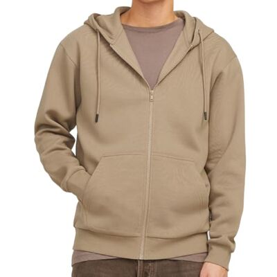 JACK & JONES JACK&JONES JJEBRADLEY Sweat Zip Hood NOOS, Koriander, L JACK & JONES JACK&JONES JJEBRADLEY Sweat Zip Hood NOOS, Koriander, L