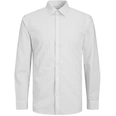 JACK & JONES JJJOE Print Shirt LS SS24, Vit/Aop: ditsy Aop S24, M JACK & JONES JJJOE Print Shirt LS SS24, Vit/Aop: ditsy Aop S24, M