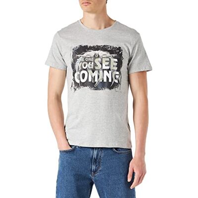 Marvel MEMOOKNTS007 T-shirt, grå melang, S herr Marvel MEMOOKNTS007 T-shirt, grå melang, S herr