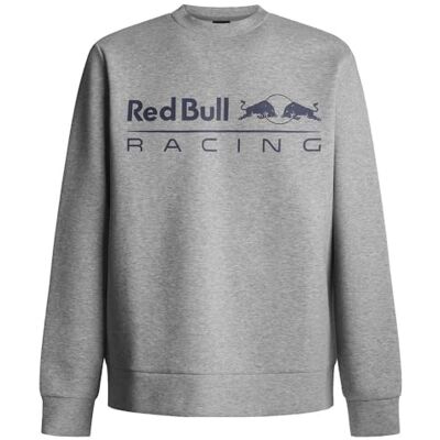 Pepe Jeans Red Bull Racing X Herren RBR Team Logo Crew Sweatshirt, Grå (Marl grå), XL Pepe Jeans Red Bull Racing X Herren RBR Team Logo Crew Sweatshirt, Grå (Marl grå), XL