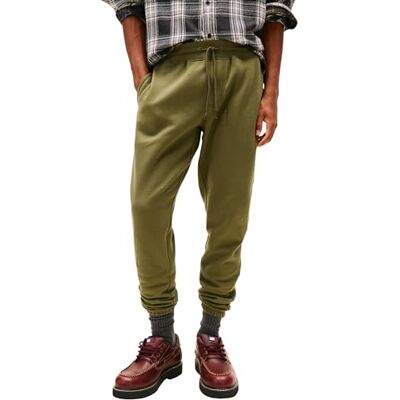 Tommy Jeans herr TJM Slim S flagga träningsbyxa EXT DM0DM20473 sweatpants, grön (mörkgrönska), XS, Grön (mörkgrönska), XS Tommy Jeans herr TJM Slim S flagga träningsbyxa EXT DM0DM20473 sweatpants, grön (mörkgrönska), XS, Grön (mörkgrönska), XS