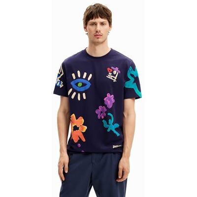 Desigual Man Template 1 Color New, 5000 marinblå, L, blå, L Desigual Man Template 1 Color New, 5000 marinblå, L, blå, L