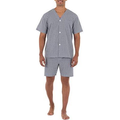 Fruit of the Loom Pyjamas i Broadcloth-bomull, kortärmad, 2X Fruit of the Loom Pyjamas i Broadcloth-bomull, kortärmad, 2X