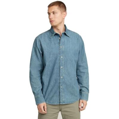 G-STAR RAW Regular denimskjorta, Blå (Faded Breeze D25518-d953-h167), XL G-STAR RAW Regular denimskjorta, Blå (Faded Breeze D25518-d953-h167), XL