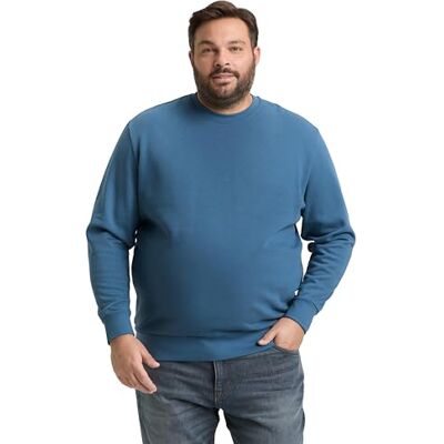 TOM TAILOR Plussize herrtröja, 38224 – Real Teal Blue, 3XL plus size TOM TAILOR Plussize herrtröja, 38224 – Real Teal Blue, 3XL plus size