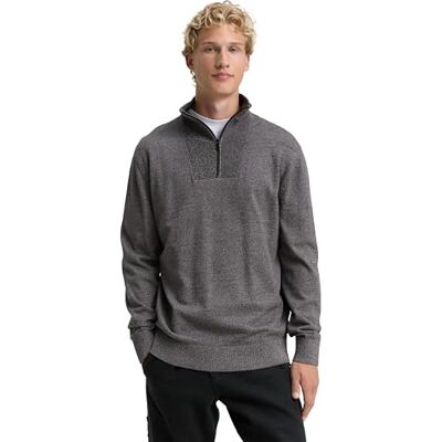 TOM TAILOR Denim herrtröja, 14826 – svart grå moulin, XS TOM TAILOR Denim herrtröja, 14826 – svart grå moulin, XS