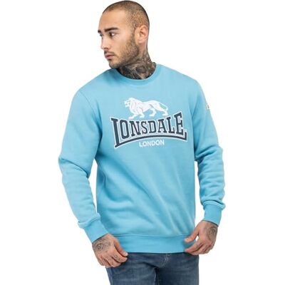 Lonsdale Lawins sweatshirt för män, blå/vit/marinblå, L Lonsdale Lawins sweatshirt för män, blå/vit/marinblå, L