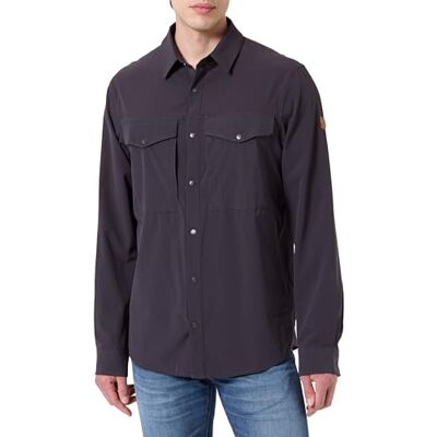 Fjällräven FJALLRAVEN 87935-030 Abisko vandringströja M T-shirt herr mörkgrå storlek L, dark grey, L Fjällräven FJALLRAVEN 87935-030 Abisko vandringströja M T-shirt herr mörkgrå storlek L, dark grey, L