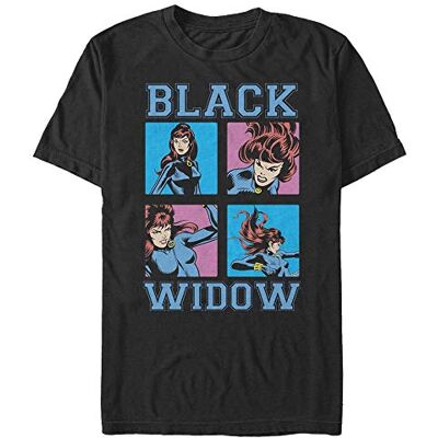 Marvel Unisex Avengers Classic-Pop Widow Organic Short Sleeve t-shirt, svart, XXL, svart, XXL Marvel Unisex Avengers Classic-Pop Widow Organic Short Sleeve t-shirt, svart, XXL, svart, XXL