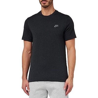 NIKE DR7923-010 M NSW Club Tee SUST Lång tröja svart/htr XL NIKE DR7923-010 M NSW Club Tee SUST Lång tröja svart/htr XL
