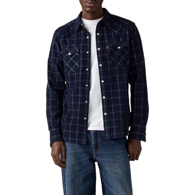 Levi's Barstow Western Standard Dory Indigo COR, Dory Indigo Cord, S Levi's Barstow Western Standard Dory Indigo COR, Dory Indigo Cord, S