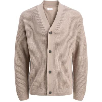 JACK & JONES Jjconnor stickad V-hals kofta, Atmosfär, L JACK & JONES Jjconnor stickad V-hals kofta, Atmosfär, L