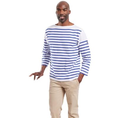 Armor-lux Armor Lux Herr bröst-T-shirt, Flerfärgad (Balnc/Etoile Dw5), S Armor-lux Armor Lux Herr bröst-T-shirt, Flerfärgad (Balnc/Etoile Dw5), S