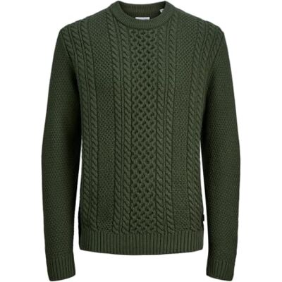 JACK & JONES Jjpaul stickad crew neck, Duffelväska, S JACK & JONES Jjpaul stickad crew neck, Duffelväska, S