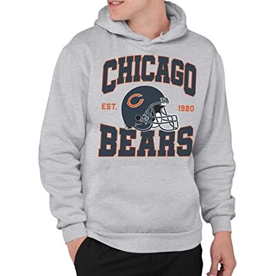 Junk Food Unisex Arizona Cardinals Team hjälm vuxen fleece huvtröja tröja med huva, Chicago Bears Athletic Heather, XL Junk Food Unisex Arizona Cardinals Team hjälm vuxen fleece huvtröja tröja med huva, Chicago Bears Athletic Heather, XL