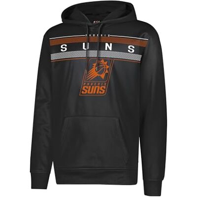 Ultra Game NBA fleece huvtröja pullover sweatshirt för män, Svart, M Ultra Game NBA fleece huvtröja pullover sweatshirt för män, Svart, M