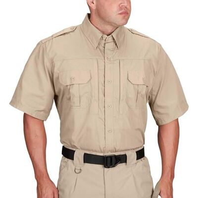 Propper kortärmad taktisk skjorta för män – khaki, 2X-Large Propper kortärmad taktisk skjorta för män – khaki, 2X-Large