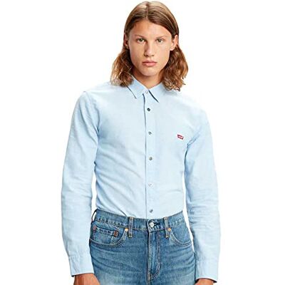 Levi's Long-Sleeve Battery Housemark Slim Shirt herr, Allure, XS Levi's Long-Sleeve Battery Housemark Slim Shirt herr, Allure, XS
