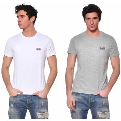 Black & Decker T-shirt herr, Grå och vit, M Black & Decker T-shirt herr, Grå och vit, M