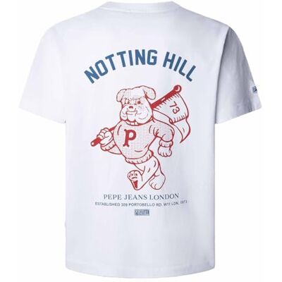 Pepe Jeans herr Gideon T-Shirt, vit (vit), M Pepe Jeans herr Gideon T-Shirt, vit (vit), M