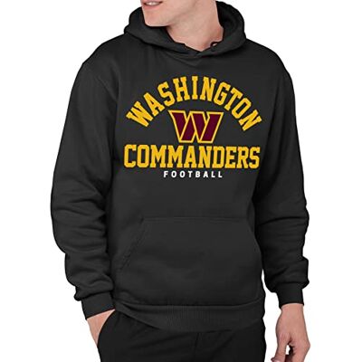 Junk Food Skräpmat kläder x NFL klassisk laglogotyp unisex huvtröja för vuxna officiellt licensierade NFL-kläder, Washington Commanders – svart, S Junk Food Skräpmat kläder x NFL klassisk laglogotyp unisex huvtröja för vuxna officiellt licensierade NFL-kläder, Washington Commanders – svart, S