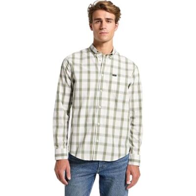 Lee Herr Button Down Shirt, ecru, M Lee Herr Button Down Shirt, ecru, M